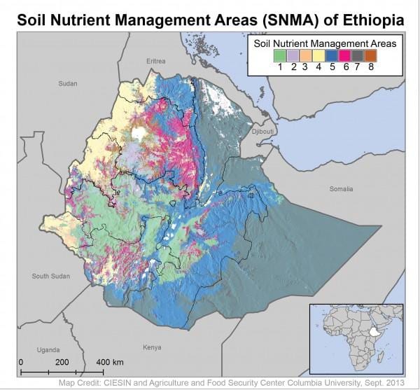 mapa ng lupa mapa ng Ethiopia