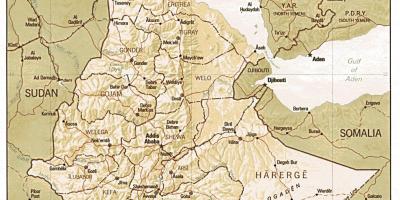 Matanda Ethiopia mapa