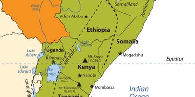 Mapa ng taga-Etyopya talampas africa