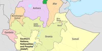 Mula sa etyopya tigray mapa